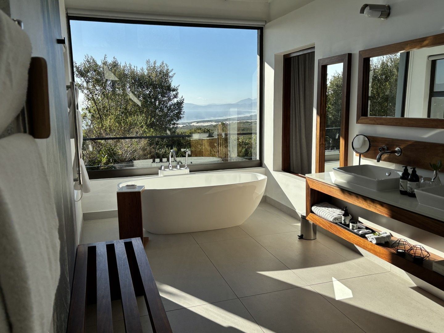 Badezimmer in der Forest Lodge